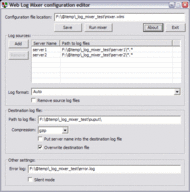 Web Log Mixer screenshot